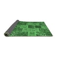 thumbnail image 2 of Ahgly Company Indoor Square Patchwork Emerald Green Transitional Area Rugs, 8' Square, 2 of 4