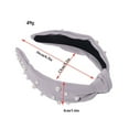 thumbnail image 3 of Uooqdmx Headbands for Women, Pearl Headband, Jeweled Headbands for Women, Women Hair Accessories Ladies Girls Headwear, Knotted Headband for Women, B One Size, 3 of 6