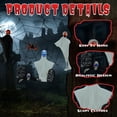 thumbnail image 3 of Zimtown 8pcs Halloween Animatronic Ghost Set Halloween Outdoor Hanging Decoration w/ Ghosts,Tombstone,Spider,Spider Web, 3 of 9