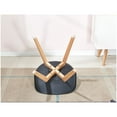 thumbnail image 2 of Best Master Mirage Modern 5-Piece Solid Wood Dining Set in Black, 2 of 4