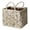 Brown Mixed Flowers, variant on Floral Aesthetic Fabric Storage Basket Boho Foldable Laundry Baskets With Handles Basket Organizer For Home Travel Picnic Shopping Laundry (Blue Lace)
