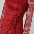 thumbnail image 6 of Sngxgn Women's Party Dress Bodycon Dresses Long Sleeve(Pink,S), 6 of 9