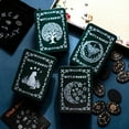 thumbnail image 6 of ROZYARD Nordics Handmade Woodcut Runes Stones with Runes Storage Box Board Game Props, 6 of 14
