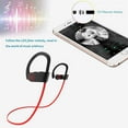 thumbnail image 6 of Bluetooth Headphones IPX7 Waterproof Wireless Sport Earbuds, Richer Bass HiFi Stereo In-Ear Earphones, 8 Hrs Playback, Running Headphones CVC6.0 Noise Cancelling Mic, 6 of 9