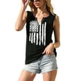 thumbnail image 4 of LAZYCHILD American Flag Tank Tops for Women 4th of July Shirts Patriotic Tee Shirt, 4 of 6
