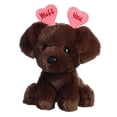 thumbnail image 5 of Aurora - Small Brown Love On The Mind - 6" Wuff You Chocolate Lab - Heartwarming Stuffed Animal, 5 of 5