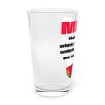 thumbnail image 2 of Funny Saying Mathematics The Only Place Teacher School Novelty Women Men Sayings Instrovert Sassy Sarcasm Pun Pint Glass, 16oz, 2 of 4