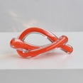 thumbnail image 4 of Glass Art Knots Decors Hand Blown Glass Knots Sculptures Glass Knotted Figurine, 4 of 10