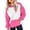 R103/Hot Pink, variant on Vividxx Hoodies For Girls Oversized Long Sleeve Hooded Sweatshirt Kids Casual Color Block Pullovers Tops With Pocket Fashion Clothing 11-12 Years