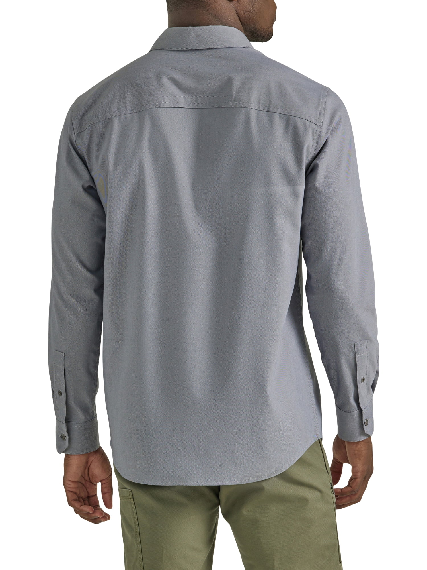 Wrangler® Men's Outdoor Long Sleeve Shirt with UPF 30+ Protection, Sizes  S-5XL 