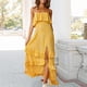 thumbnail image 2 of Vestido maxi largo de fiesta sin mangas con abertura en la parte superior del tubo de verano para mujer a la moda Fridja  hjkh5156, 2 of 8