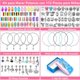 thumbnail image 2 of Kit para Hacer Pulseras Niñas, 112pzs Juego de Fabricación de Joyas para Niñas, Juego de Pulseras de Abalorios, Cuentas para Hacer Pulsera, Kit Artesanía DIY, 2 of 5