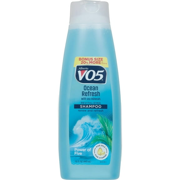 VO5 Ocean Refresh Revitalizing Shampoo, 15 Oz, Pack of 3