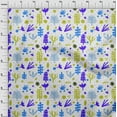 thumbnail image 4 of oneOone Polyester Spandex Blue Fabric Kids Sewing Material Print Fabric By The Yard 56 Inch Wide, 4 of 4