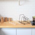 thumbnail image 4 of Soportes para tapas de ollas Organizador de sartenes para gabinete Almacenamiento de estantes para ollas Leyfeng Soportes para tapas de ollas, 4 of 7