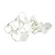 thumbnail image 2 of 12 Piezas Palanca De Latón Clip Trasero Oreja Cables Pendientes Espacios En Blanco Resultados De La Joyería DIY Craft Blanco plateado Baoblaze Pendientes para hacer hallazgos, 2 of 6