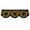 A005- Style E, variant on Black and White Living Room Decor Window Scarf Valance, Fireplace Mantel Decor for Living Room, Reindeer Christmas Decor for Home, 79 Inch, 1 Pack