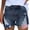 Blue, variant on Women's Star Distressed Denim Jeans with Pocket Design for Independence Day Celebrations Blue S