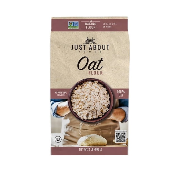 Harina Just About Foods de avena 908 g
