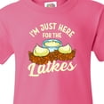 thumbnail image 4 of Inktastic Hanukkah Funny Here for Latkes Youth T-Shirt, 4 of 5