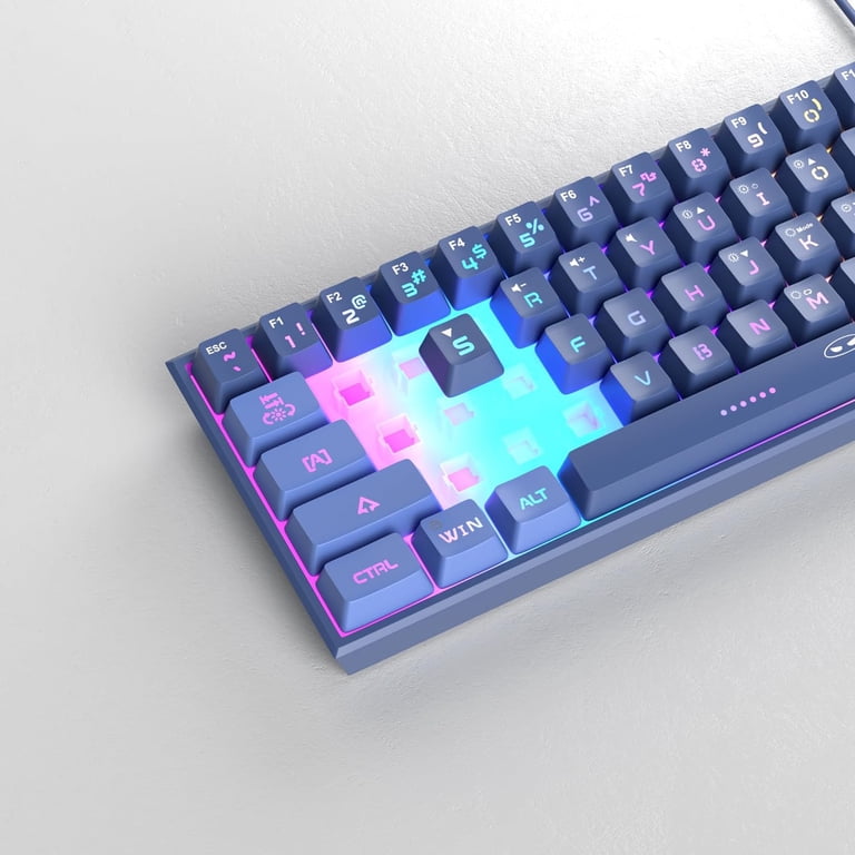 MageGee Mini 60% Wired Gaming Keyboard with RGB Lighting PC, MAC