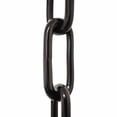 thumbnail image 2 of RCH Hardware CH-S59-496-BLK-10 Steel Fixture Chain, Black (10FT), 2 of 4