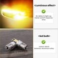 thumbnail image 1 of 2 Pcs Ampoules LED 1156 Ambre 7506 P21W BA15S, 1 of 5