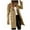 F01-Khaki, variant on FYDUU Pea Coats For Women Elegant Double Breasted Mid Length Wool Coat Outwear Overcoat Fashion Clothing Warm Puffer Jackets