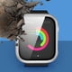 thumbnail image 2 of Estuche de cubierta completa de vidrio templado con pulsera inteligente para Apple Watch 1/2/3 42 mm, 2 of 9