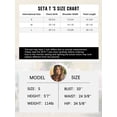 thumbnail image 6 of INSPIRE CHIC Women's Fall Winter Long Sleeve V Neck Ruched Drawstring Waist Side Slit Knit Bodycon Midi Sweater Dresses Khaki M, 6 of 6