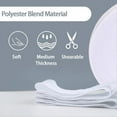 thumbnail image 3 of 2 1/4 Inch Batting Strips for Rugs Total, Polyester Blend Batting on A Roll for Quilting, Throw Rugs 3 Rolls,3 rolls * quilting batting Batting Strips,White, 3 of 7