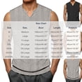 thumbnail image 2 of USNSM (M-5XL) Men's Plus Size Casual Tank Tops Knit V Neck Sleeveless T Shirts Summer Beach Lightweight Muscle Tee Gray XXL, 2 of 8
