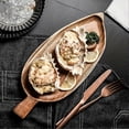 thumbnail image 5 of Tray Wooden Leaf-Shaped Afternoon Tea Tray Large, 5 of 5