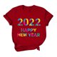 thumbnail image 1 of Blusa de mujer Navidad Impreso Casual Moda Todo-fósforo Camiseta de manga corta Tops Pompotops  hfajkhk124459, 1 of 5