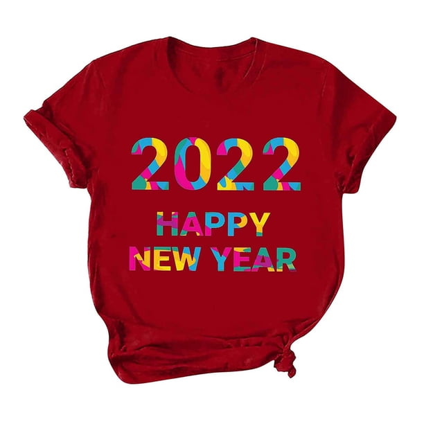 Blusa de mujer Navidad Impreso Casual Moda Todo-fósforo Camiseta de manga corta Tops Pompotops hfajkhk124459