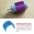 thumbnail image 4 of Motor Cooling Fin Motors Accessories Interior Components Aluminum Alloy RC Heat Dissipation Cover Accessory Modified Component Blue, 4 of 6