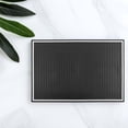 thumbnail image 4 of LITINKIMI Coffee Pad For Countertop Black White Edges 1Set 11.79X5.89X0.39In, 4 of 8