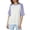 a-Blue558157, variant on VNKIDY Women's T-Shirt Oversized Raglan Short Sleeve Tees Color Block Short Sleeve Crewneck Loose Fit Stretch Top For Casual Daily Street Wear Stylish Top