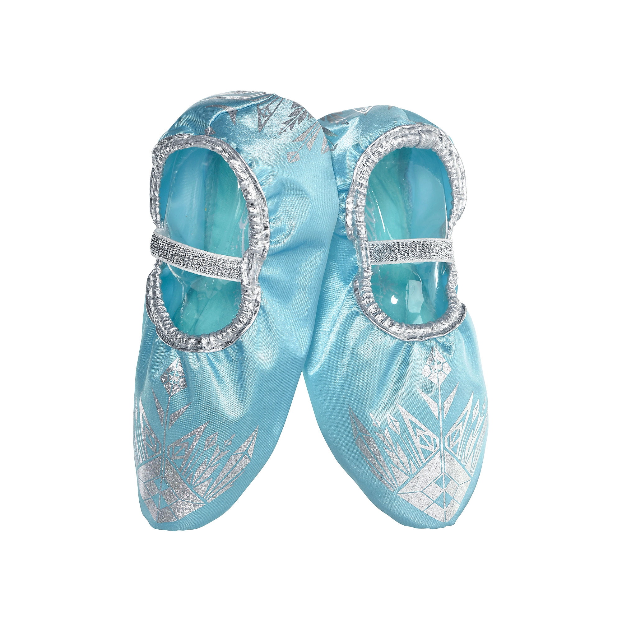 zuiverheid Ongewapend envelop Suit Yourself Frozen Elsa Slipper Shoes for Children, One Size up to Shoe  Size 7-11, Feature Metallic Snowflake Designs - Walmart.com