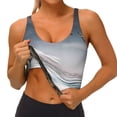 thumbnail image 4 of Lsque 3d Lighthouse in the Surf Printed Women'S Sports Bra, Compression, Moisture Wicking, High-Impact Sports Bra For Women,Supportive sports bra-XX-Large, 4 of 9