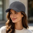 thumbnail image 6 of Boyscolos Baseball Cap Adjustable Size for Running Workouts and Outdoor Activities All Seasons Comfortable and Breathable Dark Gray One Size, 6 of 6