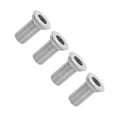 4 Pcs 1 Inch Marine Barbed Hose Thru Drain Threaded Fitting 316