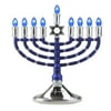 Rite Lite 14" Traditional Style Electric Hanukkah Menorah - Blue/Silver