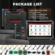 LAUNCH X431 IMMO Plus 2024 Key Fob Programming Tool Car Diagnostic Scanner with PROG3 Bi-directional, ECU Coding, 39+ Services, 2 Years Free Update