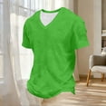 thumbnail image 6 of Dagugfen Plus Size T Shirts for Men Short Sleeve V Neck Loose Fitted Basic Tee Shirt Tops Daily Tops S-5XL, 6 of 8
