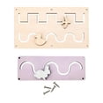 thumbnail image 1 of Tablero Sensorial, Piezas de Juguete, Material Didáctico, Material de Tablero Ocupado para Guardería Preescolar+Montessori Busy Board DIY Accesorios M EstiloF Sunnimix Junta de niños ocupados, 1 of 8