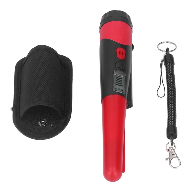 Metal Detector, Treasure Tool Portable Metal Detector For Coins Gold Silver For Cultural Relics For Jewelry Red