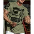 thumbnail image 2 of Gymish Hammer Tire Men’s Workout T-Shirt – Funny Gym Shirt, Lifting Tee, Deadlift Fitness & Bodybuilding Top, 2 of 5