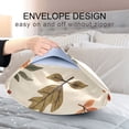 thumbnail image 4 of Yayeee Pillowcase King Size Set of 2 Satin Wrinkle Resistant Pillow Case, Yellow Autumn Leaves, 4 of 7