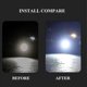 thumbnail image 5 of 2pcs Dual Colors Car Light 3000k Yellow 6000k White Switchback H11 H8 H9 9005 Hb3 9006 Hb4 H7 H1 H3 880 881 Led Fog Auto Foglamp, 5 of 5